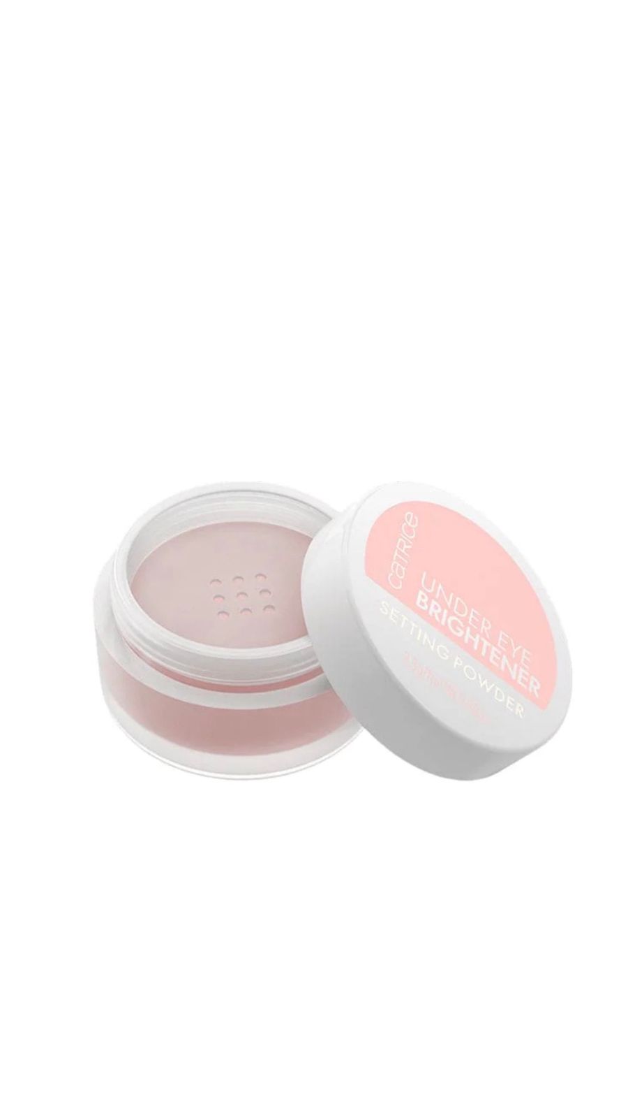 CATRICE UNDER EYE BRIGHTENER SETTING POWDER - 010 LIGHT ROSE گاتريس بودرة تثبيت المكياج لتفتيح منطقة تحت العين